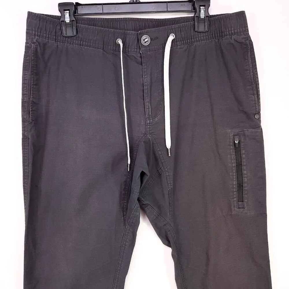 Vuori DuraTerra Ripstop Pant Mens Large Zip Pocket Gorpcore Outdoor Hiking